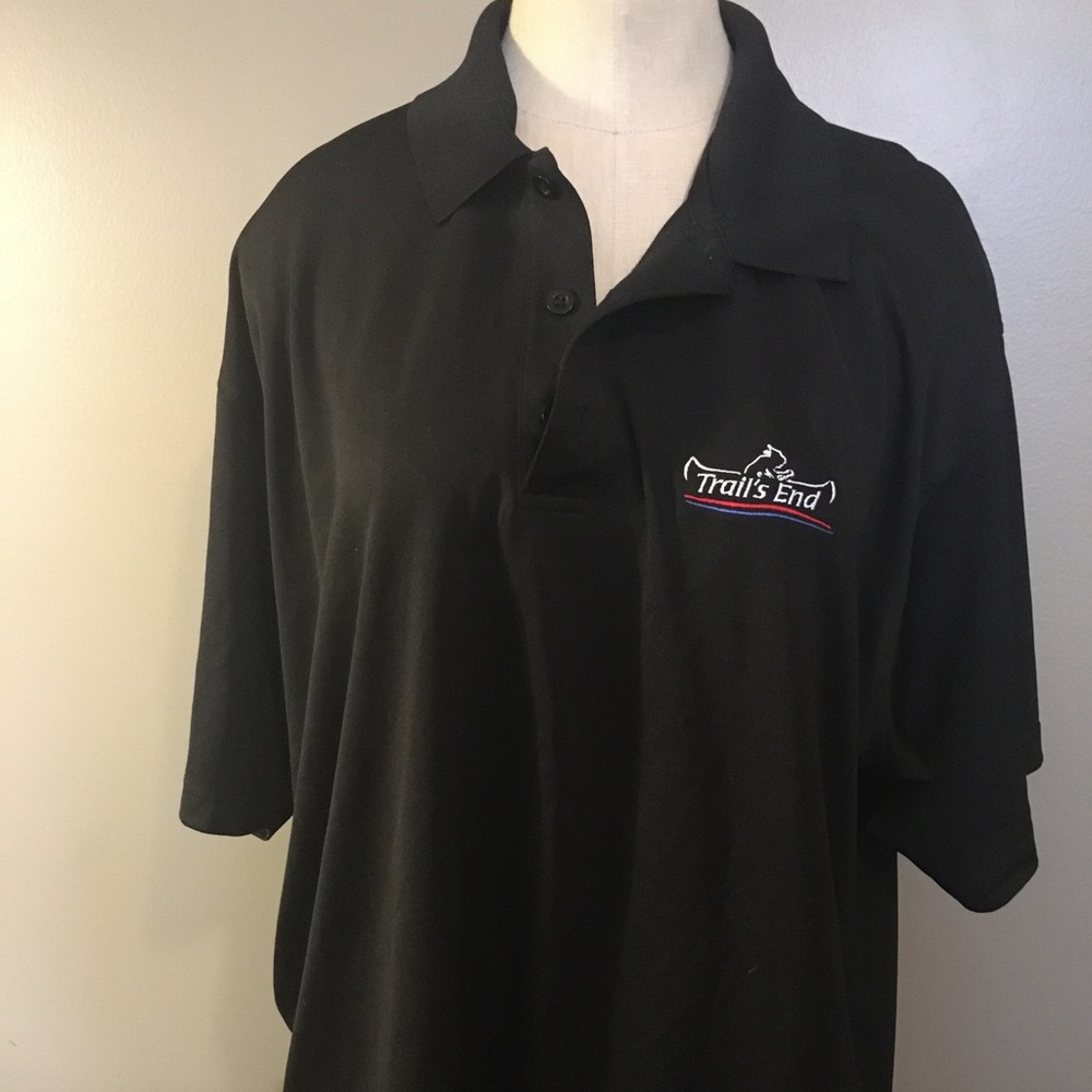 Trails end black polo